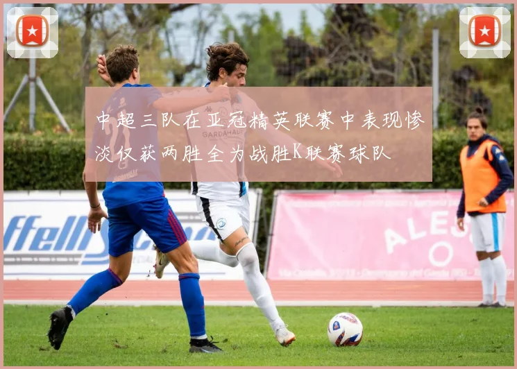 中超三队在亚冠精英联赛中表现惨淡仅获两胜全为战胜K联赛球队