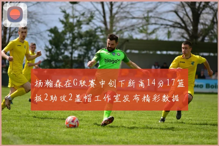 杨瀚森在G联赛中创下新高14分17篮板2助攻2盖帽工作室发布精彩数据海报